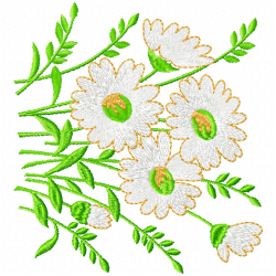Flowers And Tree Embroidery Design 3 Flowers And Tree Embroidery Design 3